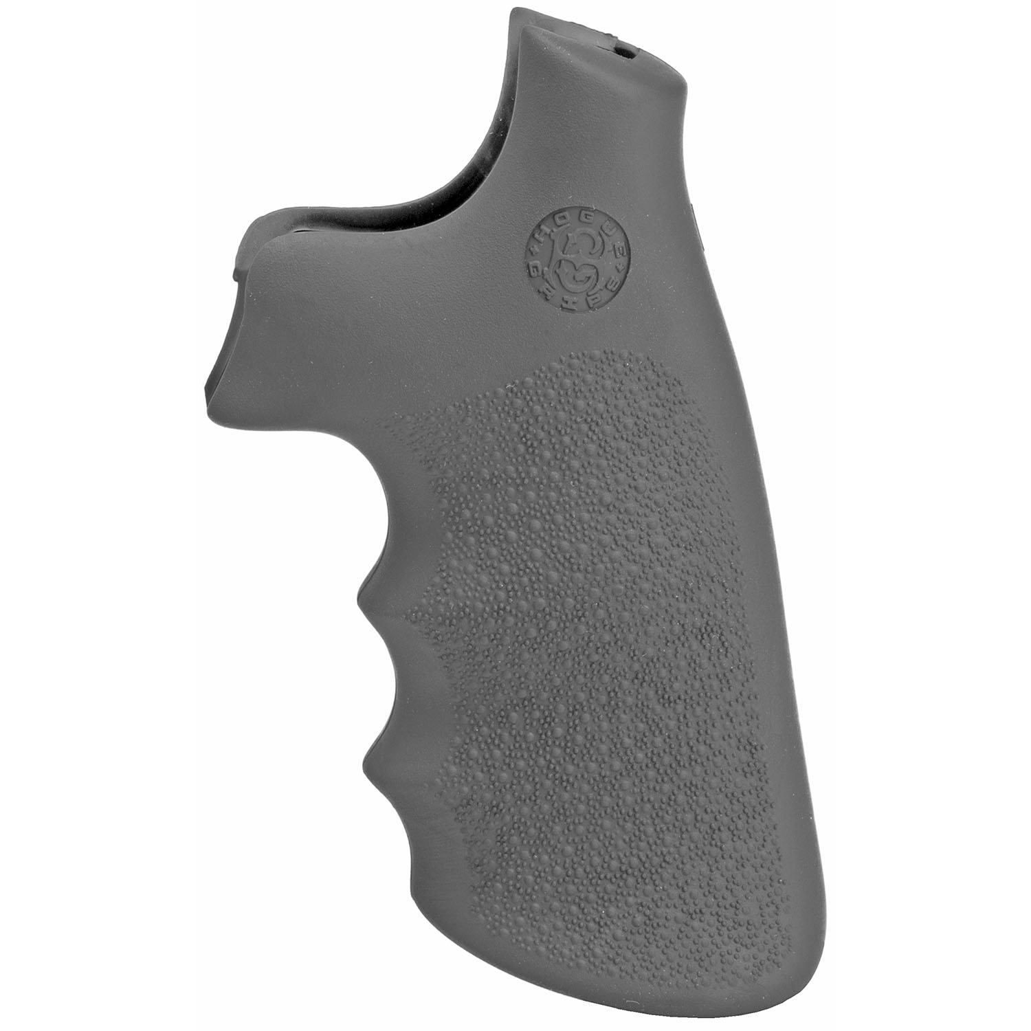 Hogue Tamer grip side view displaying ergonomic contours and round butt conversion design