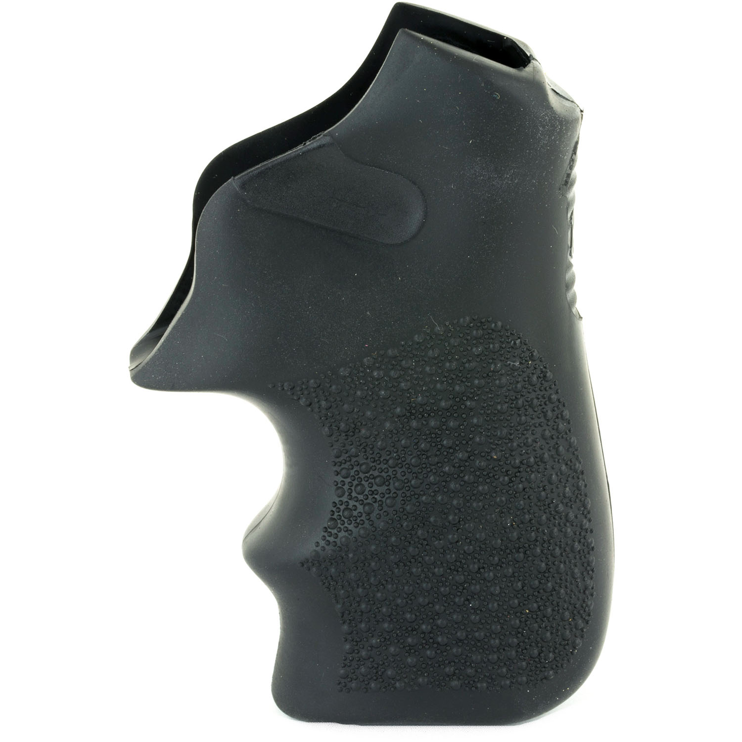 Hogue Tamer grip for Ruger LCRx left side view displaying ergonomic contours and palm swell
