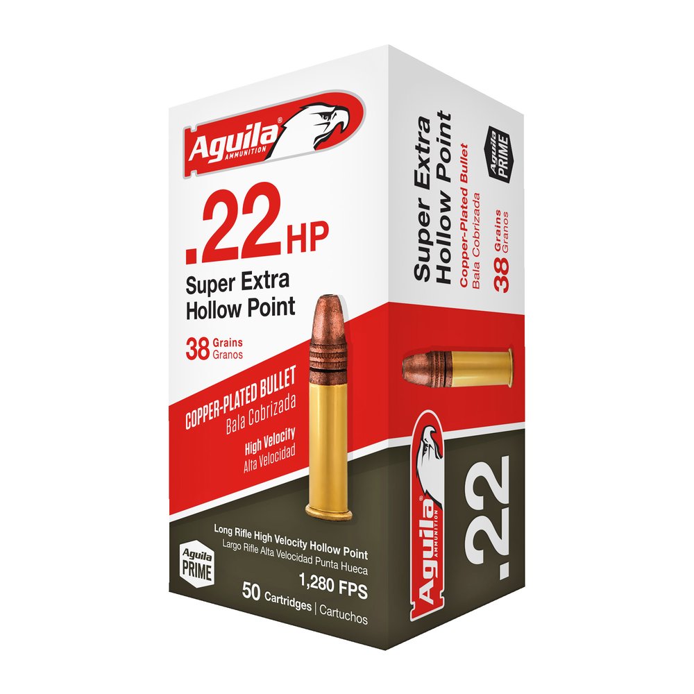 Aguila Ammunition Rimfire 22 LR 38Gr Hollow Point [50 Round Box]
