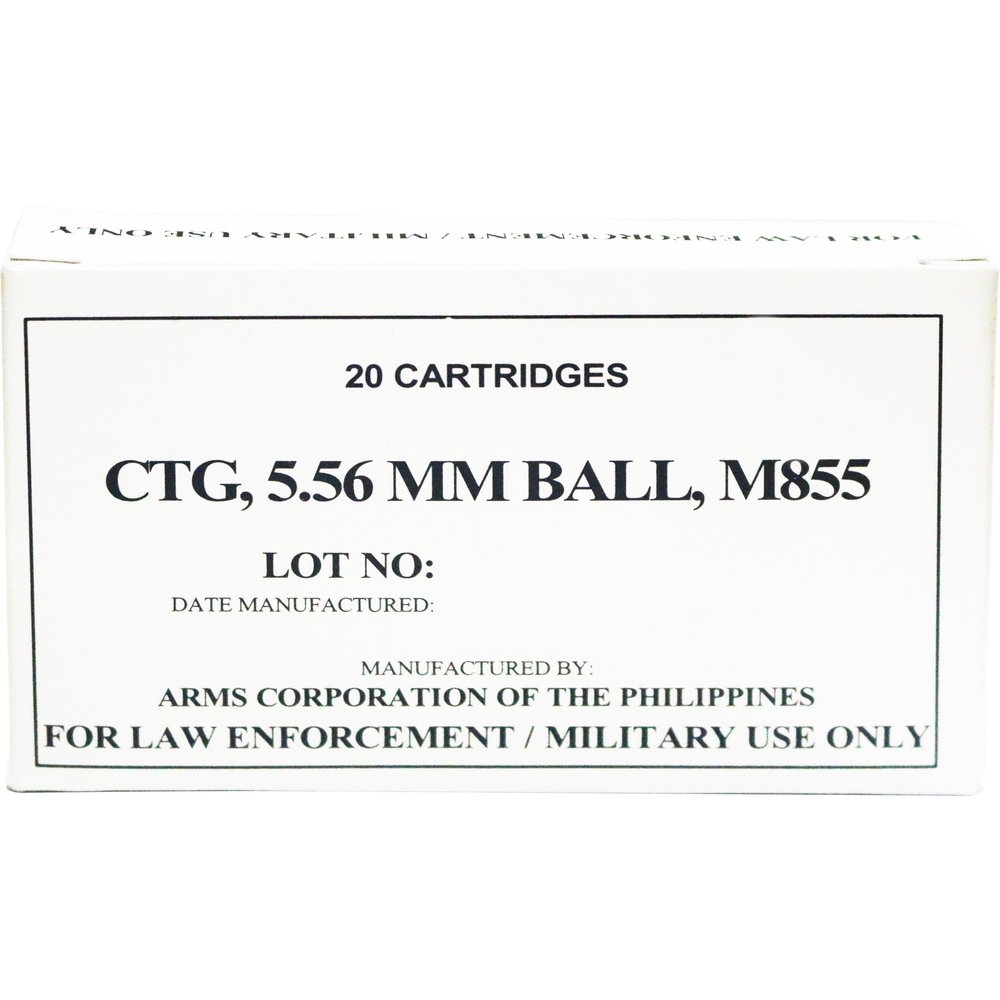 Armscor Ammo 556NATO 62Gr Full Metal Jacket [20 Round Box]