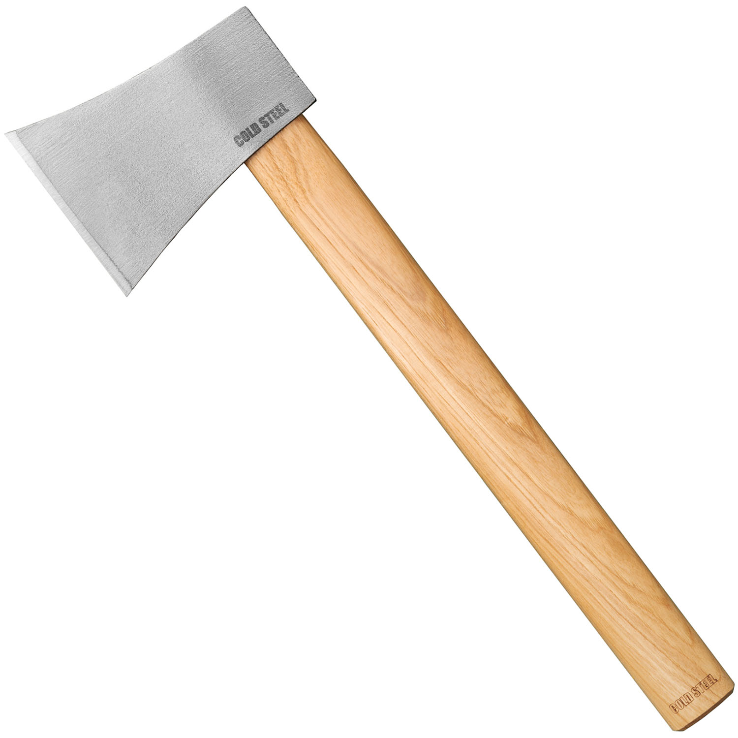 Cold Steel Competition Throwing Hatchet with 1055 carbon steel head and American hickory handle for tournament axe throwing