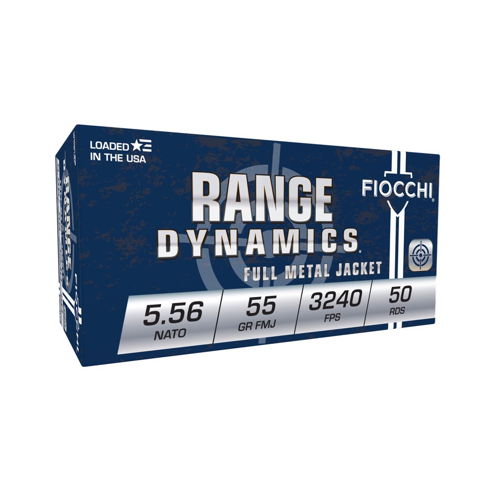 Fiocchi Ammunition Fiocchi Rifle 556NATO 55Gr Full Metal Jacket [50 Round Box]