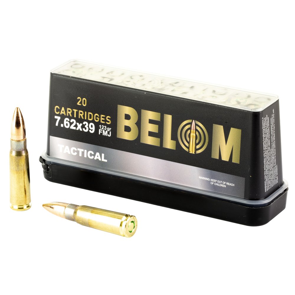 Belom Tactical 7.62X39 123Gr Full Metal Jacket [20 Round Box]