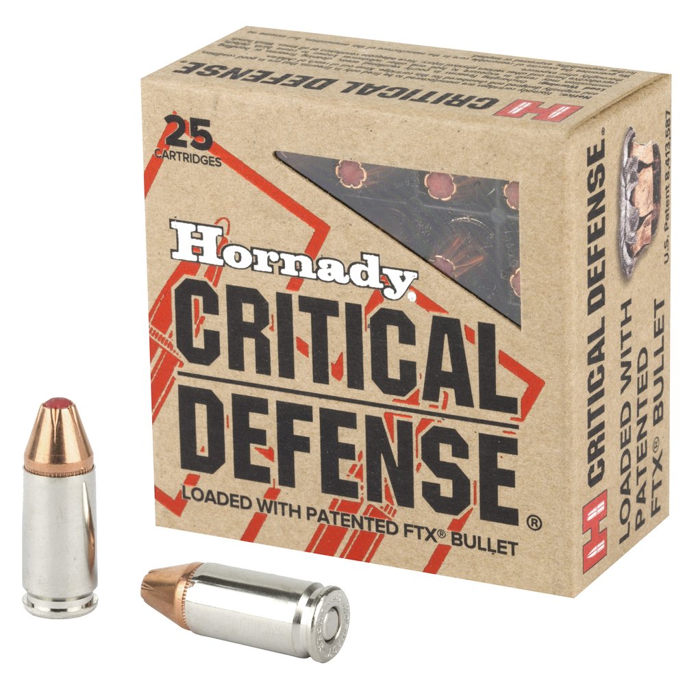 Hornady Critical Defense 9MM 115Gr FlexTip - 250 Round Case