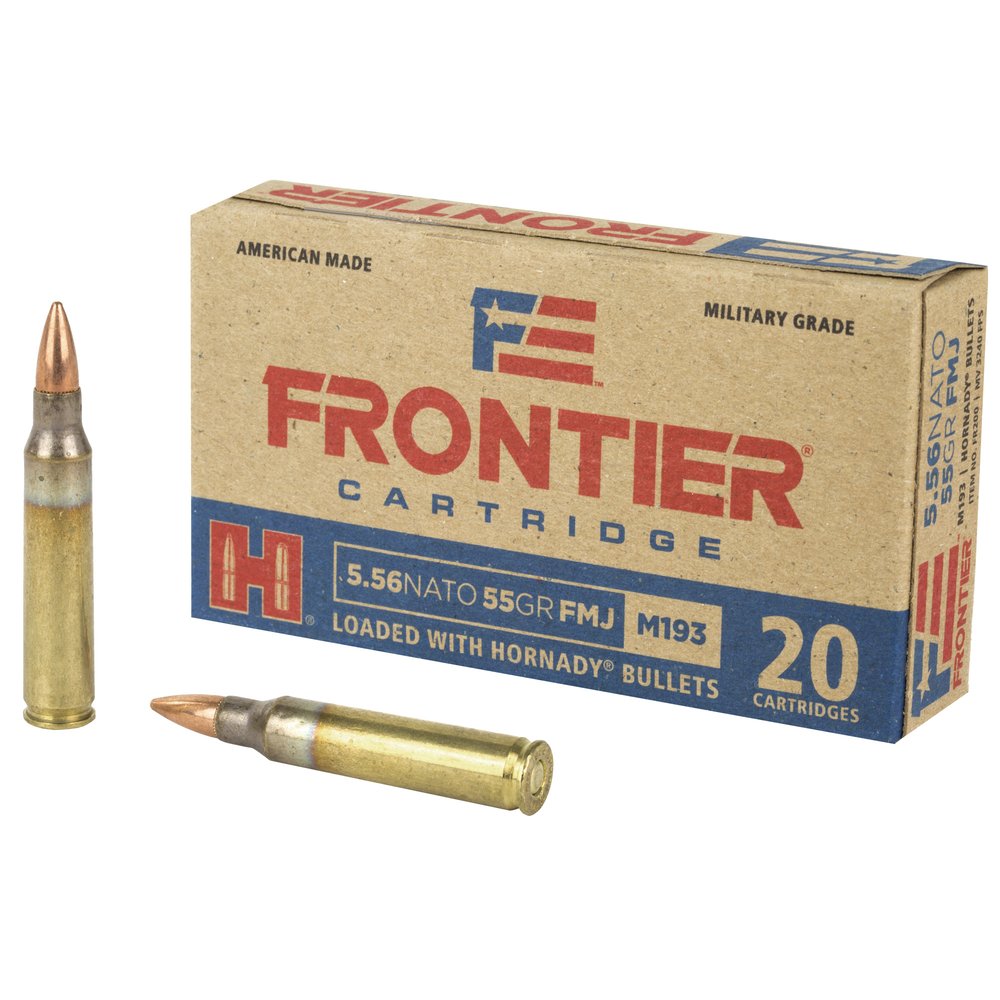 Frontier Cartridge Lake City 556NATO 55Gr Full Metal Jacket [20 Round Box]