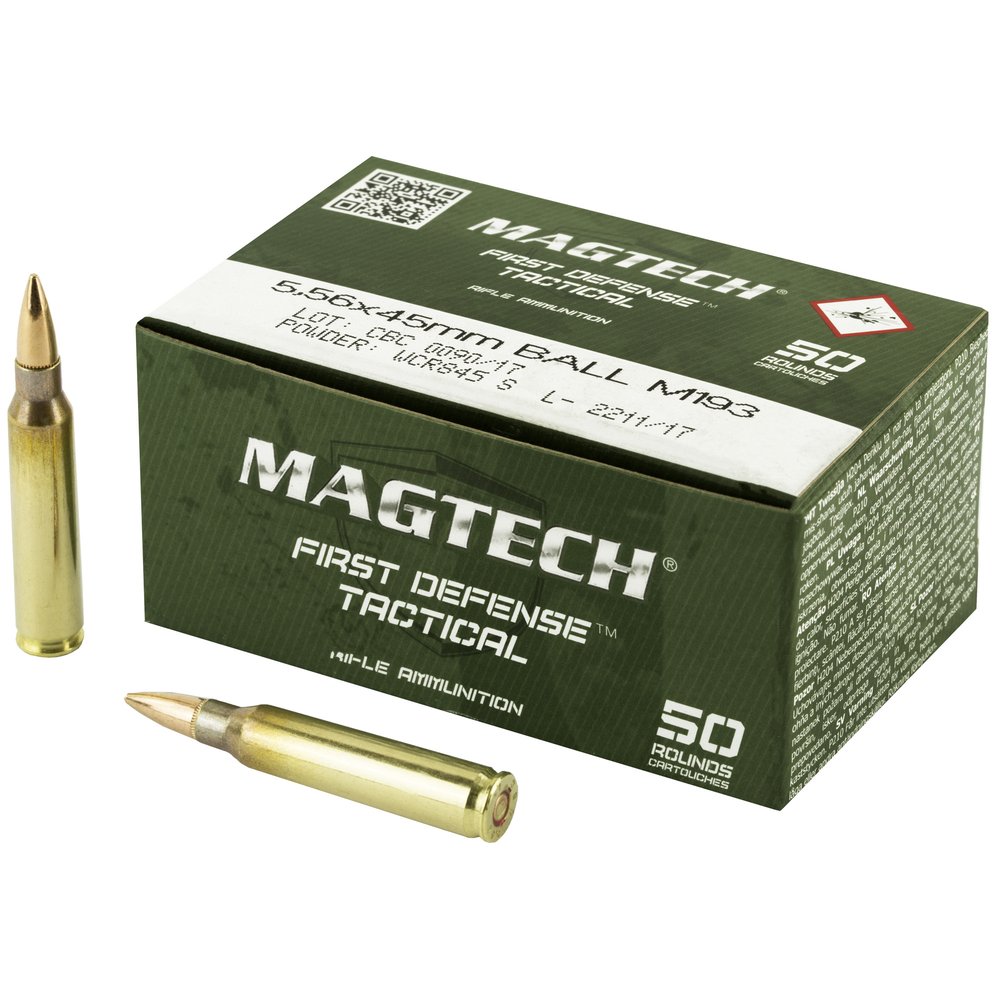 Magtech First Defense 556NATO 55Gr Full Metal Jacket [50 Round Box]