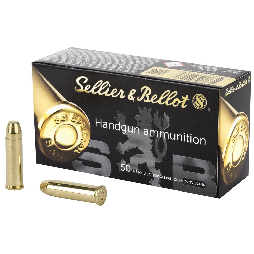 Sellier & Bellot Pistol 38 Special 158Gr Full Metal Jacket [50 Round Box]