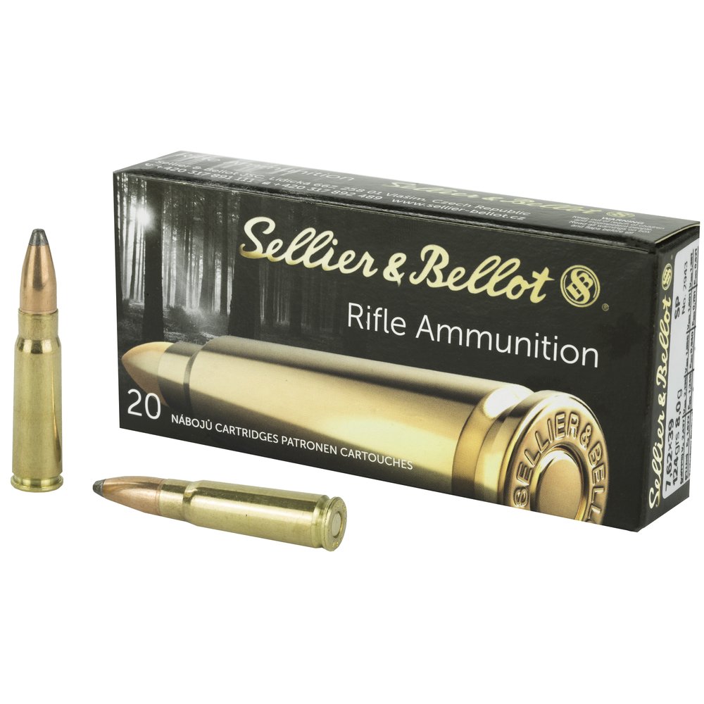 Sellier & Bellot Rifle 7.62X39 124Gr Soft Point [20 Round Box]
