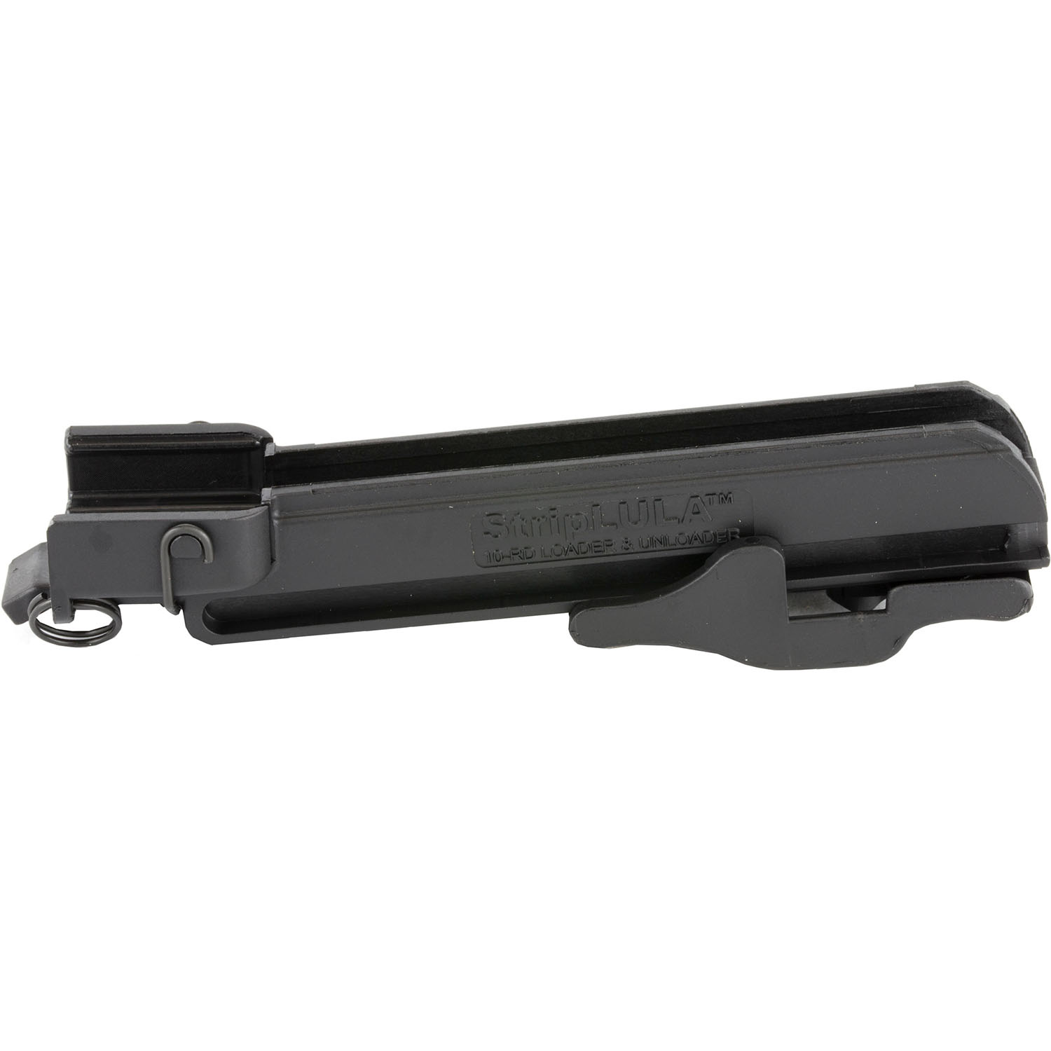 Maglula StripLULA side profile view with StripLULA branding and unloader tab visible