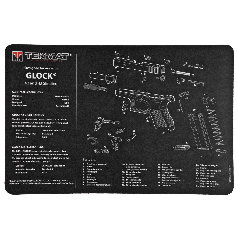 TEK-R17-GLOCK-42-43 - Front view