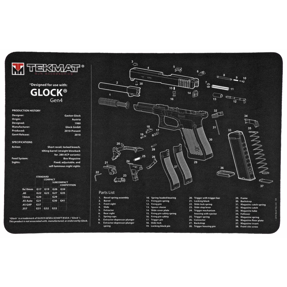 TEK-R17-GLOCK-G4 - Front view