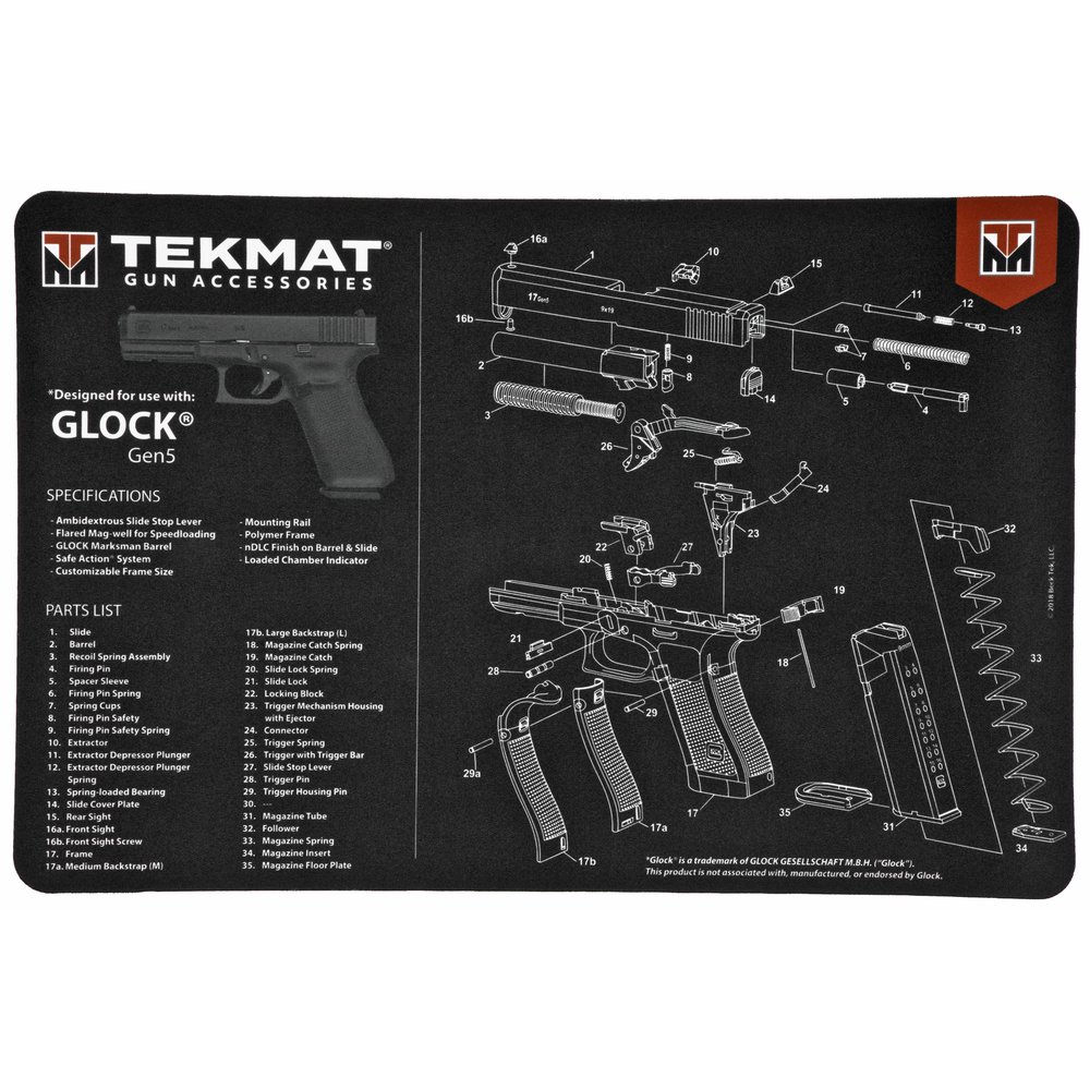 TEK-R17-GLOCK-G5 - Front view