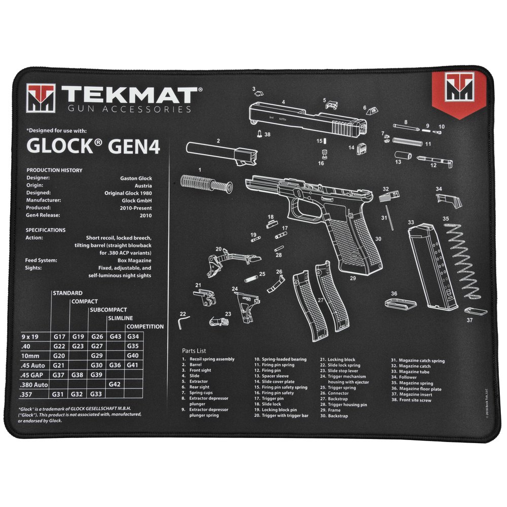 TEK-R20-GLOCK-G4 - Front view